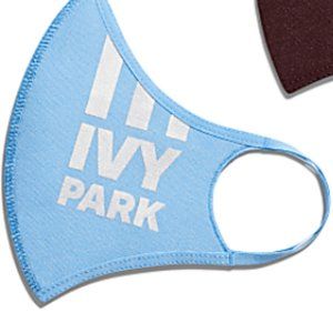ADIDAS X IVY PARK REFLECTIVE LIGHT BLUE FACE MASK